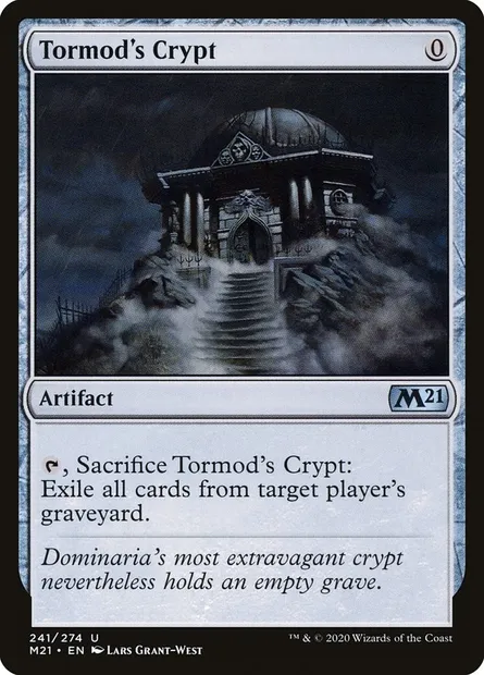 Tormod's Crypt, Magic card M21 241 — Core Set 2021 set