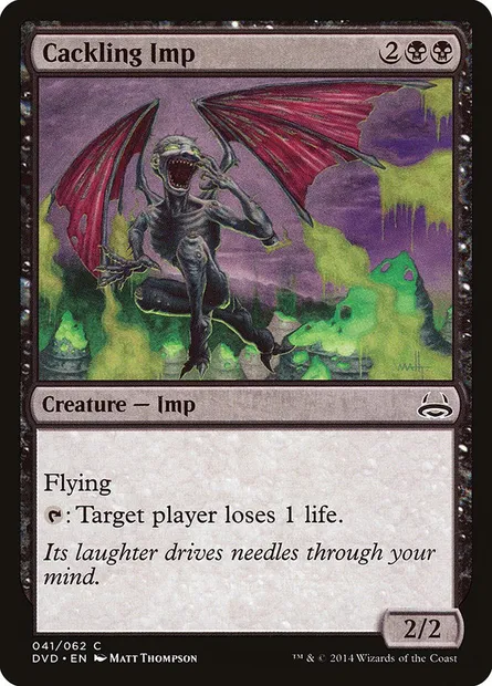 Cackling Imp, Magic card DVD 41 — Duel Decks Anthology: Divine vs. Demonic set