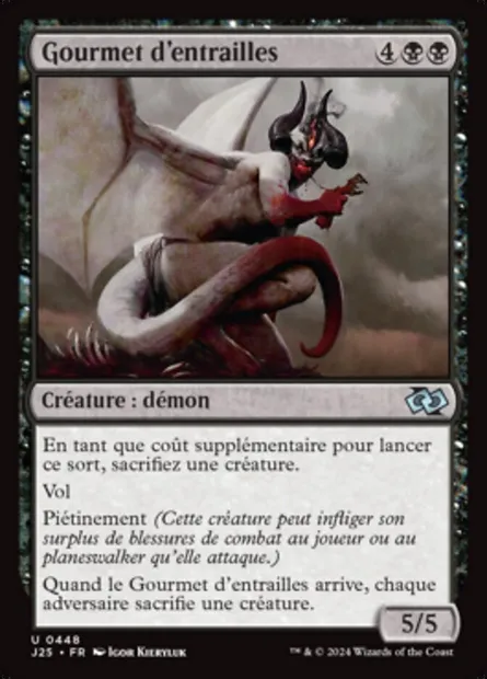 Gourmet d'entrailles, carte Magic J25 448 — extension Foundations Jumpstart