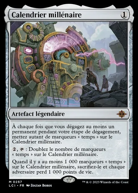 Calendrier millénaire, carte Magic LCI 257 — extension The Lost Caverns of Ixalan