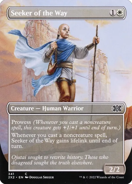 Seeker of the Way, Magic card 2X2 341 — Double Masters 2022 set