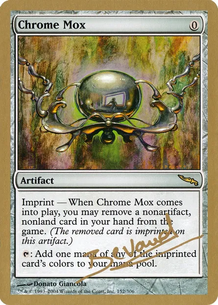 Chrome Mox, Magic card WC04 mb152 — World Championship Decks 2004 set