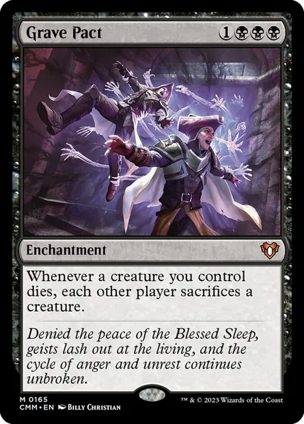 Grave Pact, Magic card CMM 165 — Commander Masters set