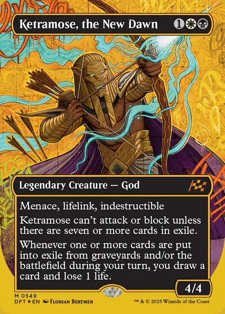 Ketramose, the New Dawn, Magic card DFT 549 — Aetherdrift set