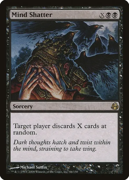 Mind Shatter, Magic card MOR 66 — Morningtide set