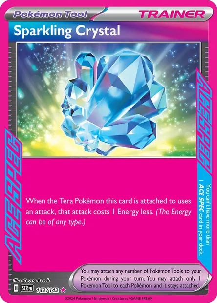 Sparkling Crystal, Pokémon card SCR 142 — Stellar Crown set