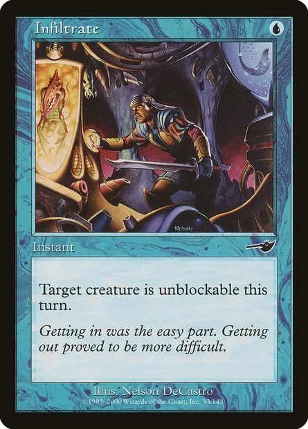 Infiltration, carte Magic NEM 33 — extension Némésis