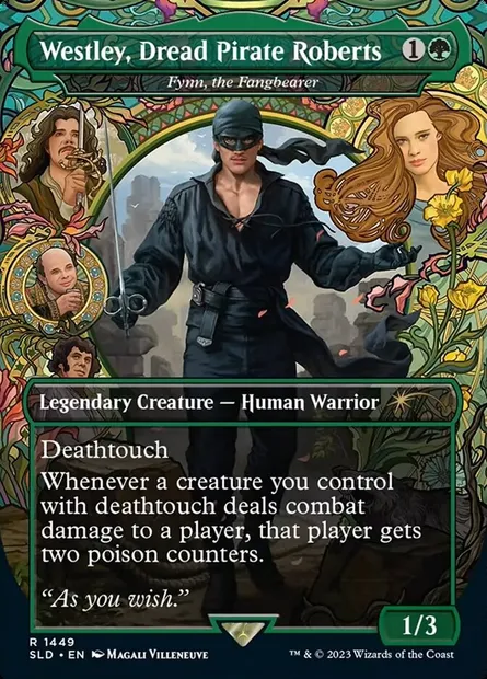 Fynn, le porteur de croc, carte Magic SLD 1449 — extension Secret Lair Drop