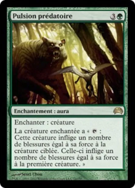 Pulsion prédatoire, carte Magic PC2 74 — extension Planechase 2012