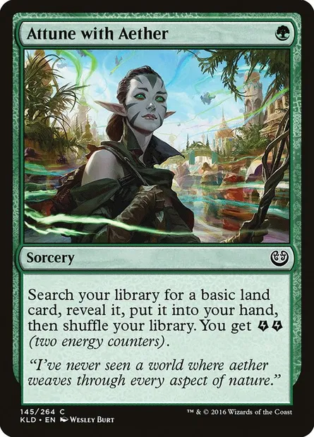 Attune with Aether, Magic card KLD 145 — Kaladesh set
