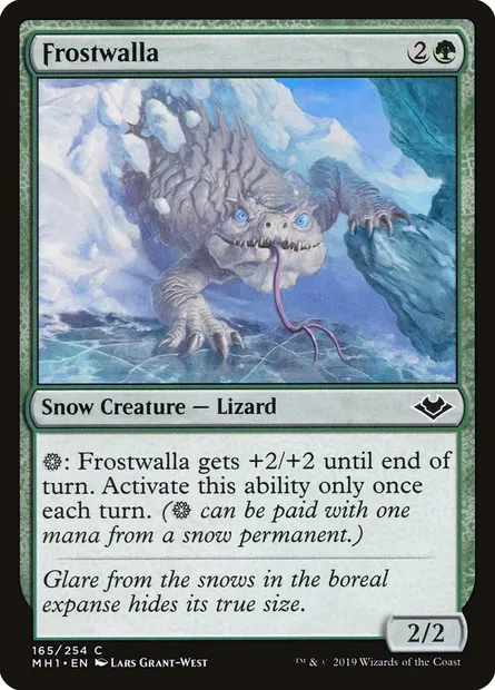 Frostwalla, Magic card MH1 165 — Modern Horizons set