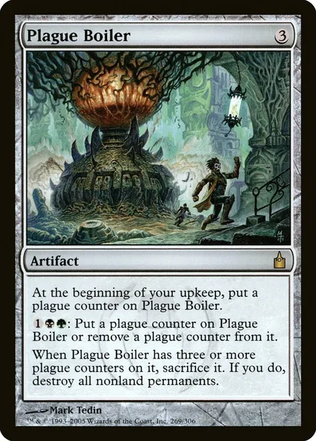 Plague Boiler, Magic card RAV 269 — Ravnica: City of Guilds set