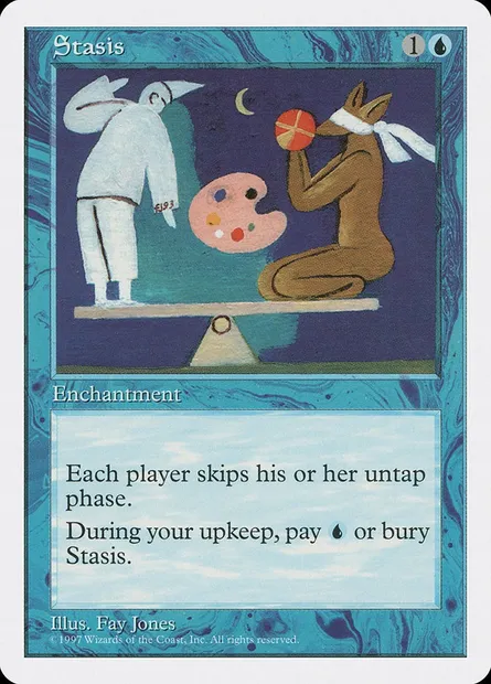 Stasis, Magic card 5ED 127 — Fifth Edition set