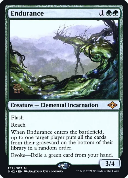 Endurance, Magic card PMH2 157s — Modern Horizons 2 Promos set