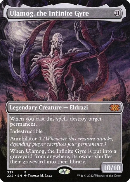 Ulamog, l'Épicycle Infini, carte Magic 2X2 337 — extension Double Masters 2022