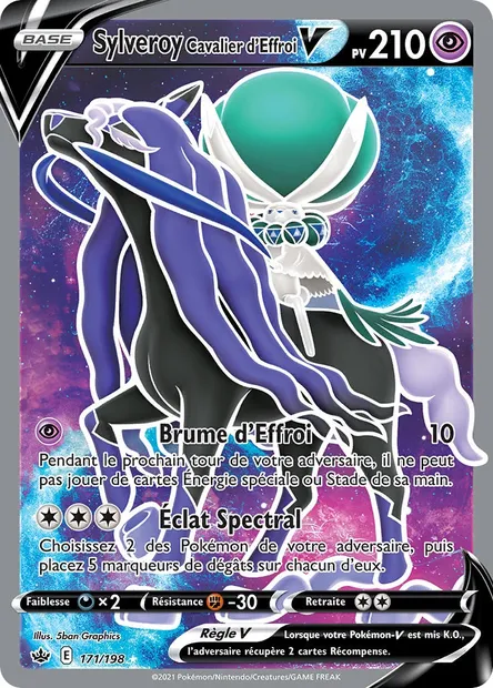 Sylveroy Cavalier d'Effroi V, carte Pokémon CRE 171 — extension Règne de Glace