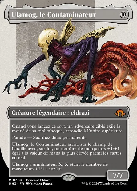 Ulamog, le Contaminateur, carte Magic MH3 383 — extension Modern Horizons 3