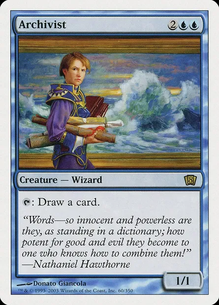 Archivist, Magic card 8ED 60 — Eighth Edition set