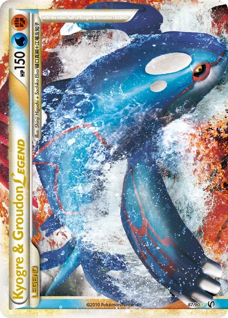 Kyogre & Groudon LEGEND, Pokémon card UD 87 — Undaunted set
