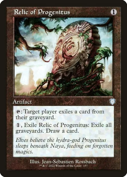 Relic of Progenitus, Magic card BRC 157 — The Brothers' War Commander set