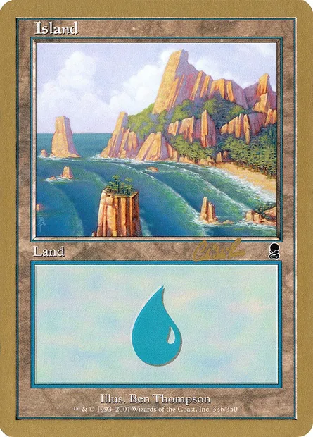 Île, carte Magic WC02 cr336 — extension World Championship Decks 2002