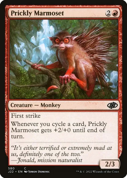 Prickly Marmoset, Magic card J22 580 — Jumpstart 2022 set
