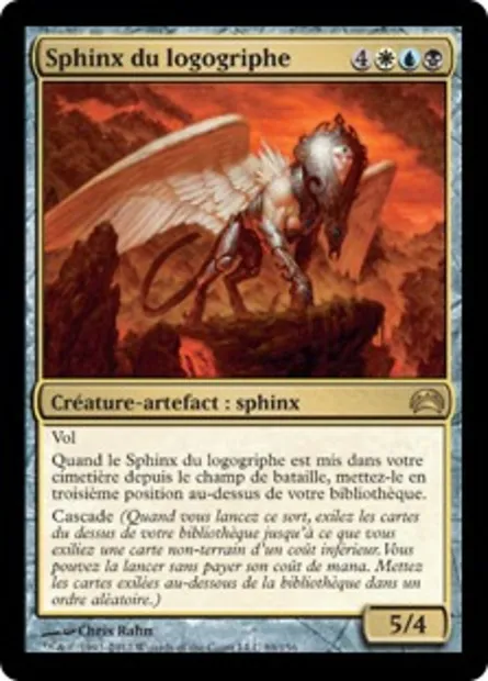 Sphinx du logogriphe, carte Magic PC2 89 — extension Planechase 2012