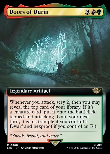 Doors of Durin, Magic card LTR 368 — The Lord of the Rings: Tales of Middle-earth set