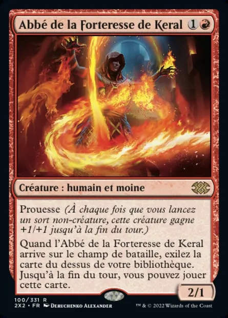 Abbé de la Forteresse de Keral, carte Magic 2X2 100 — extension Double Masters 2022