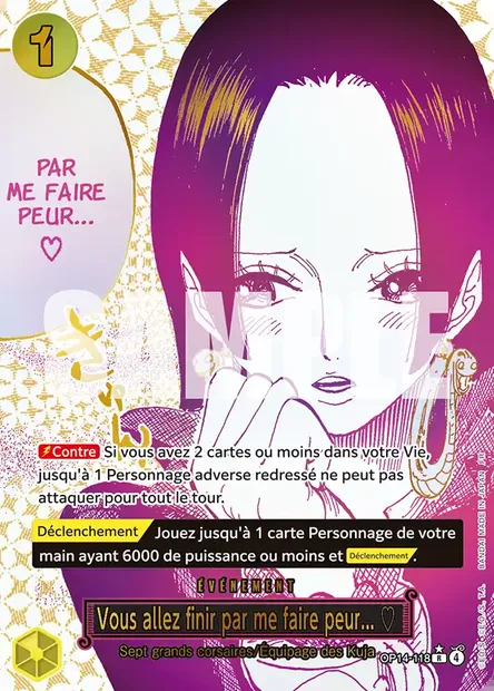 Vous allez finir par me faire peur... ♡, carte One Piece OP14-118 — extension LES SEPT DE LA MER D'AZUR
