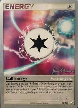 Call Energy, Pokémon card WCD08 092 — World Championship Decks 2008 set
