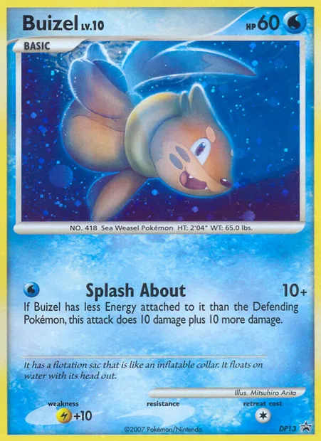 Mustébouée, carte Pokémon DP 13 — extension Promo DP