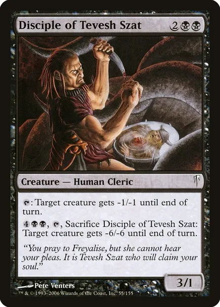 Disciple of Tevesh Szat, Magic card CSP 55 — Coldsnap set