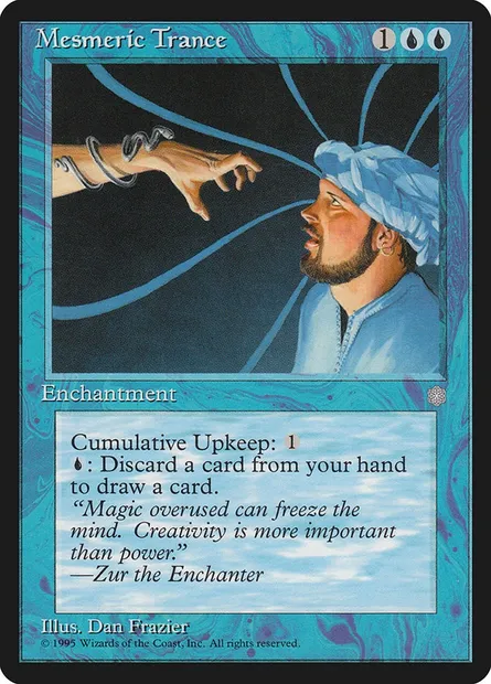 Mesmeric Trance, Magic card ICE 83 — Ice Age set