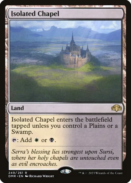 Isolated Chapel, Magic card DMR 249 — Dominaria Remastered set