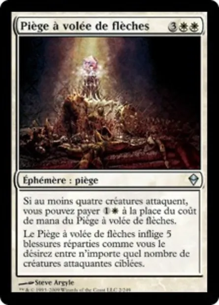 Piège à volée de flèches, carte Magic ZEN 2 — extension Zendikar