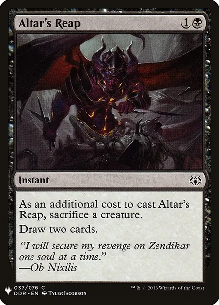 Altar's Reap, Magic card PLST DDR-37 — The List set