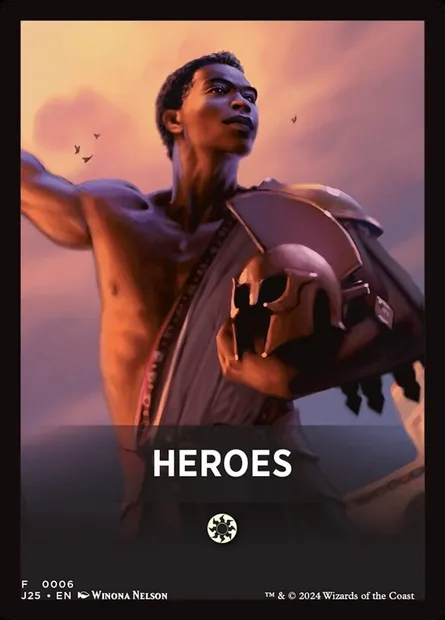 Heroes, carte Magic FJ25 6 — extension Foundations Jumpstart Front Cards