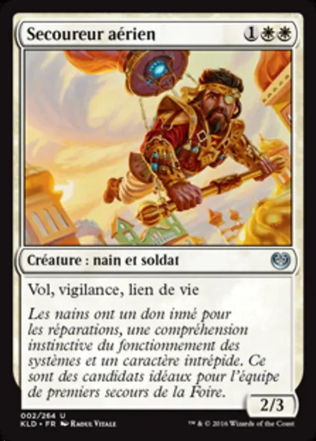 Secoureur aérien, carte Magic KLD 2 — extension Kaladesh