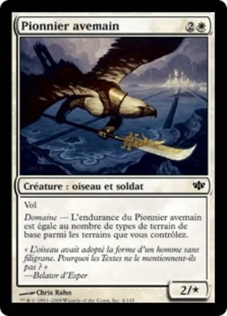Pionnier avemain, carte Magic CON 4 — extension Conflux