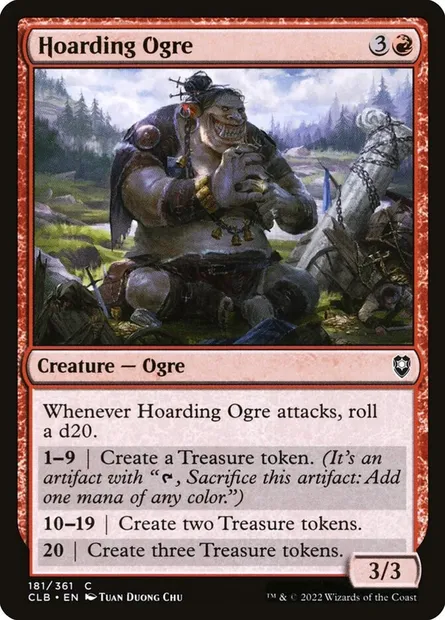 Hoarding Ogre, Magic card CLB 181 — Commander Legends: Battle for Baldur's Gate set