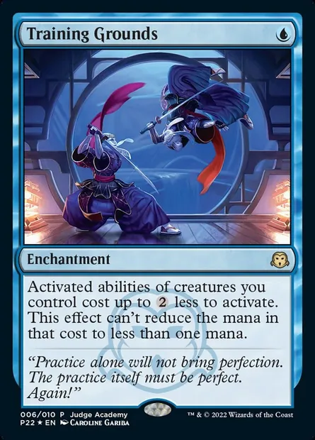 Training Grounds, Magic card P22 6 — Judge Gift Cards 2022 set