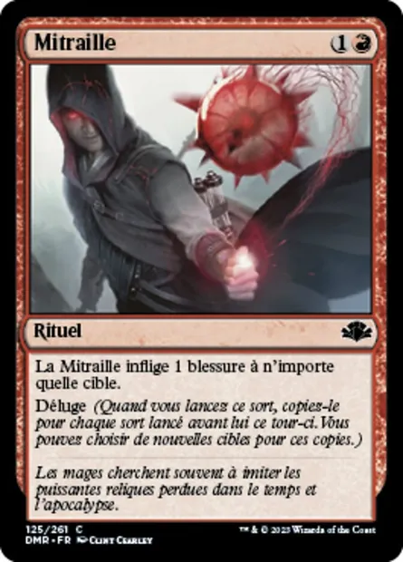Mitraille, carte Magic DMR 125 — extension Dominaria Remastered