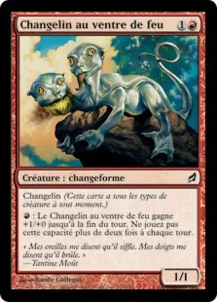 Changelin au ventre de feu, carte Magic LRW 164 — extension Lorwyn