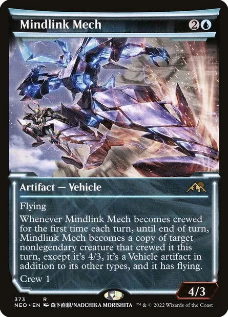 Mindlink Mech, Magic card NEO 373 — Kamigawa: Neon Dynasty set