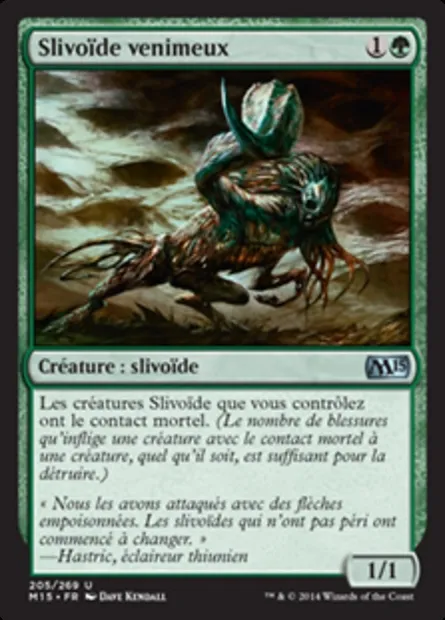 Slivoïde venimeux, carte Magic M15 205 — extension Magic 2015