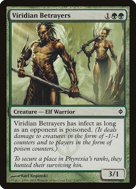 Viridian Betrayers, Magic card NPH 124 — New Phyrexia set