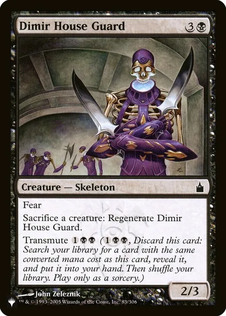 Dimir House Guard, Magic card PLST RAV-83 — The List set