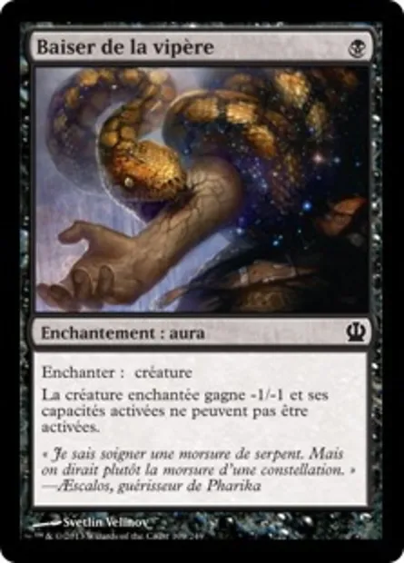 Baiser de la vipère, carte Magic THS 109 — extension Theros