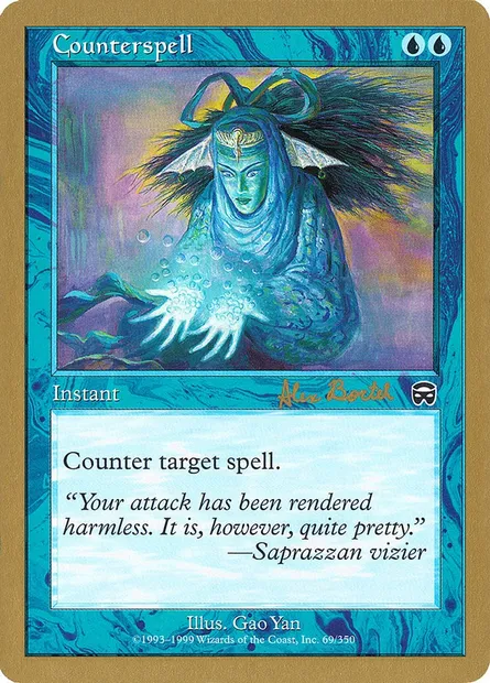 Counterspell, Magic card WC01 ab69 — World Championship Decks 2001 set